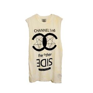 ***RARE*** UNIF “Chanel the Other Side” Cut off Tee 🎆